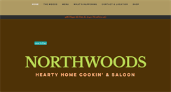 Desktop Screenshot of northwoodssaloon.com